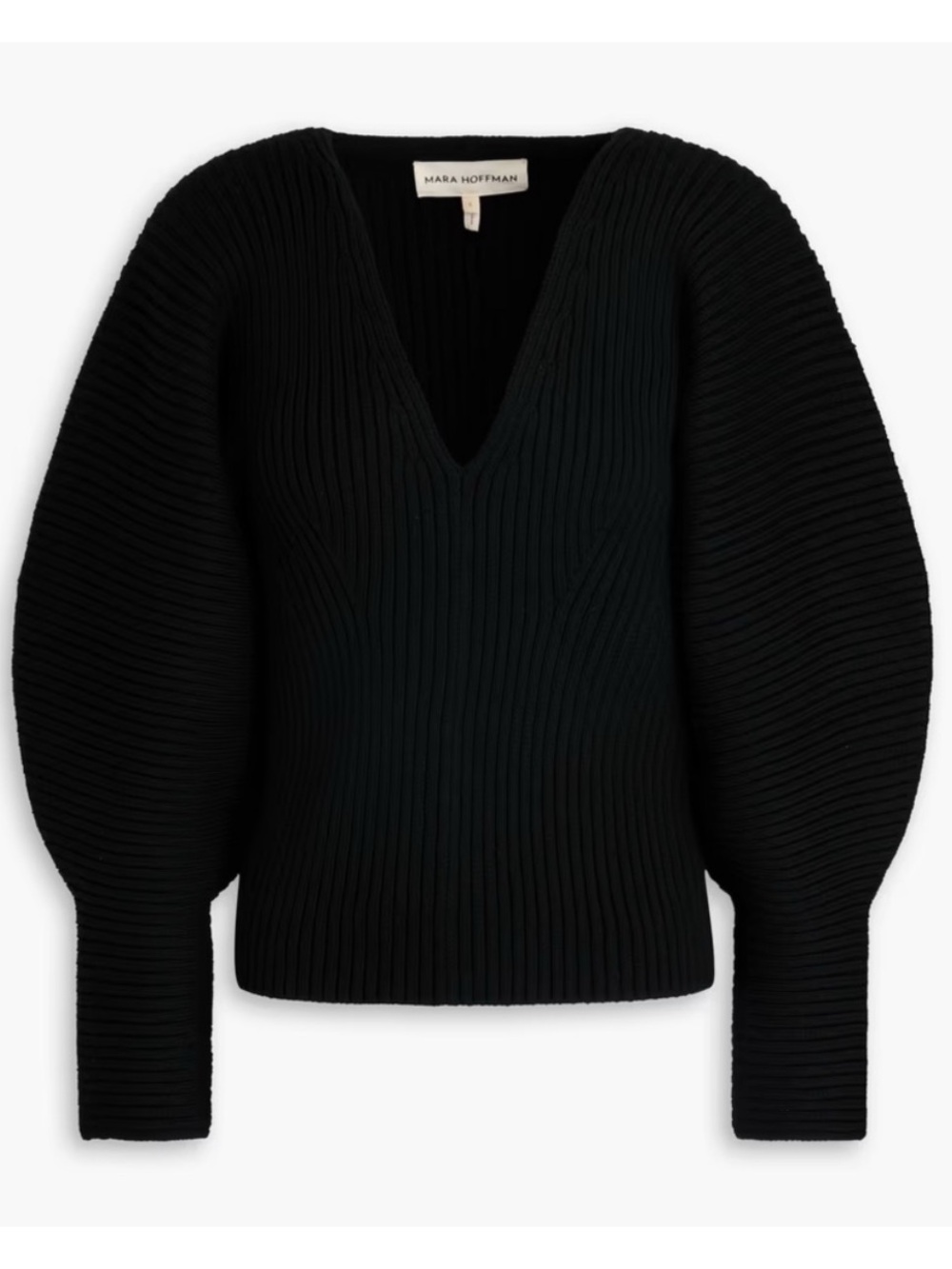 Mara Hoffman Black olla sweater XS